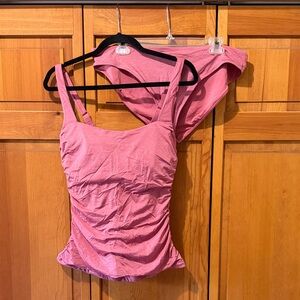 Athleta Square Neck Tankini Swimsuit